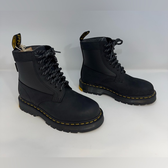 Dr. Martens Other - Dr. Martens 1460 Trinity Boots Waterproof Wintergrip SoftWair Black Unisex M4/W5